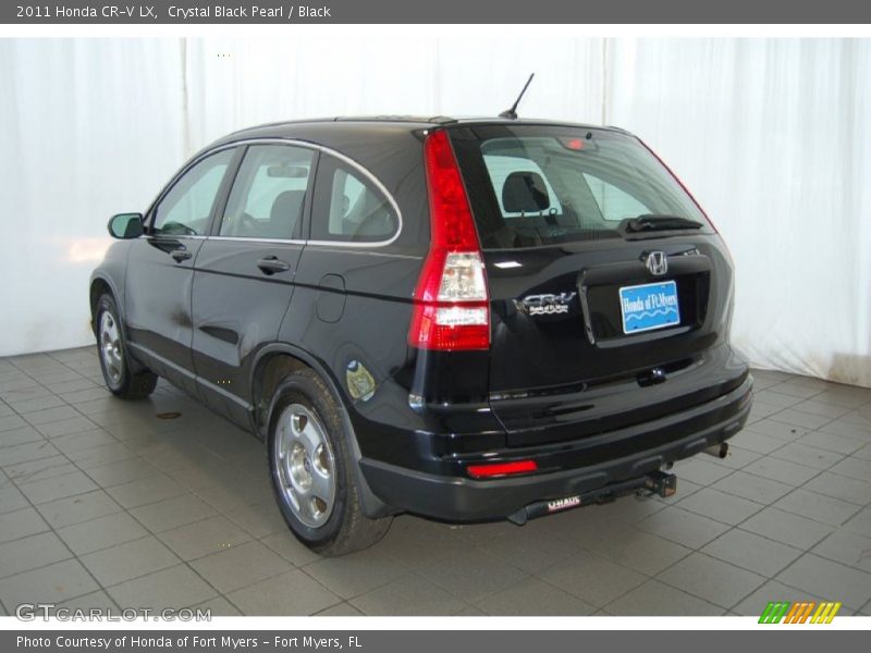 Crystal Black Pearl / Black 2011 Honda CR-V LX