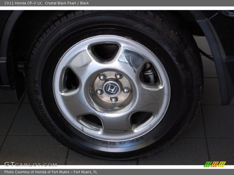 Crystal Black Pearl / Black 2011 Honda CR-V LX