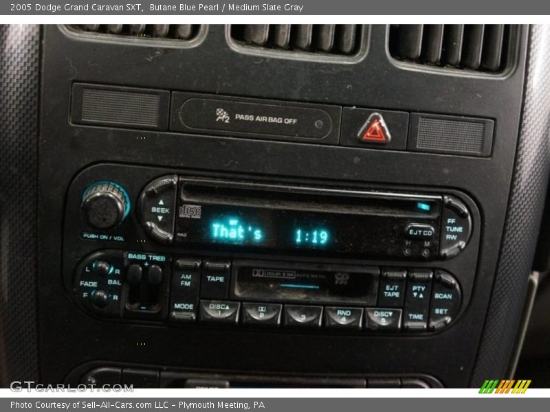 Butane Blue Pearl / Medium Slate Gray 2005 Dodge Grand Caravan SXT