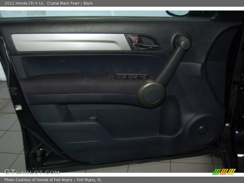 Crystal Black Pearl / Black 2011 Honda CR-V LX