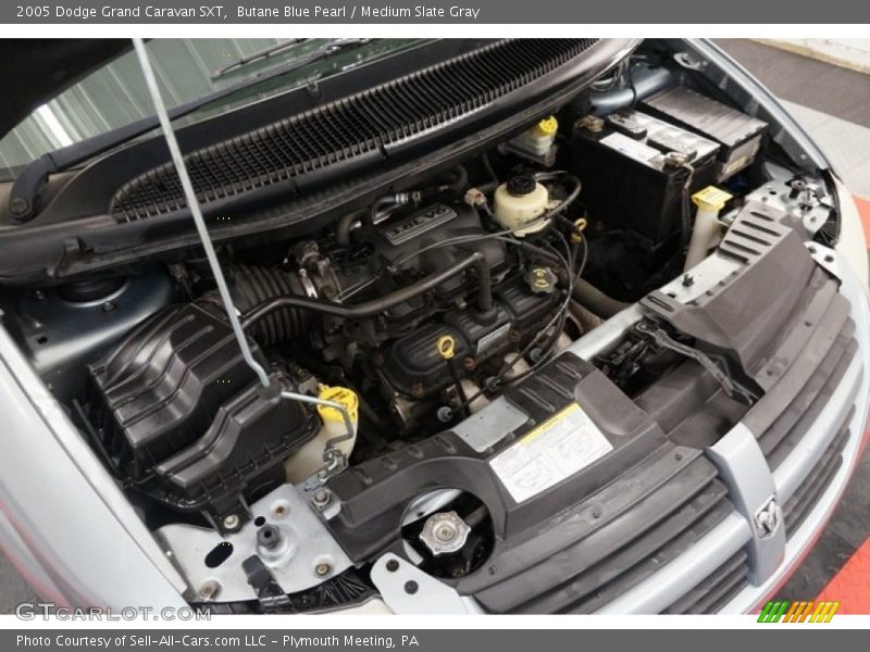 Butane Blue Pearl / Medium Slate Gray 2005 Dodge Grand Caravan SXT