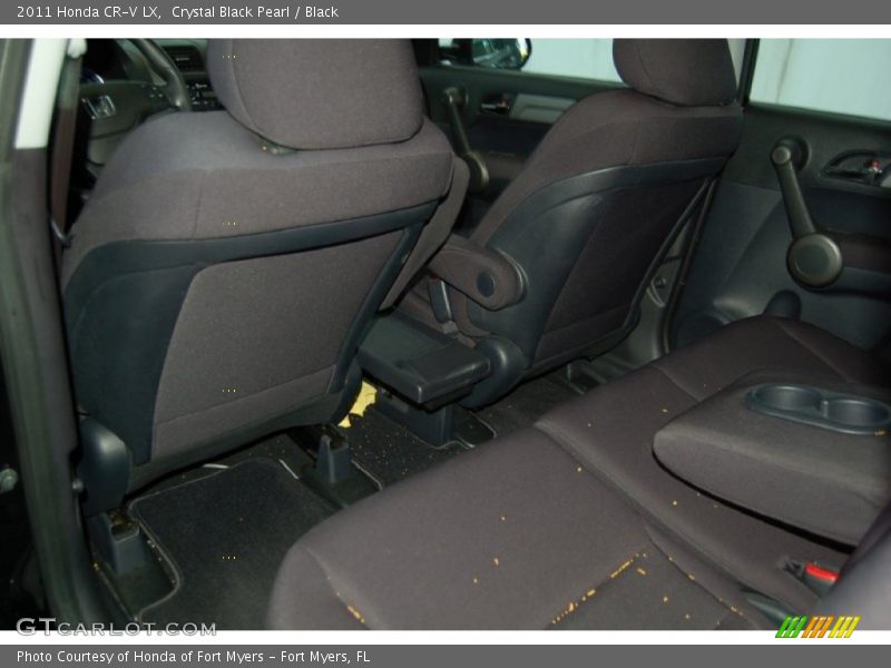 Crystal Black Pearl / Black 2011 Honda CR-V LX