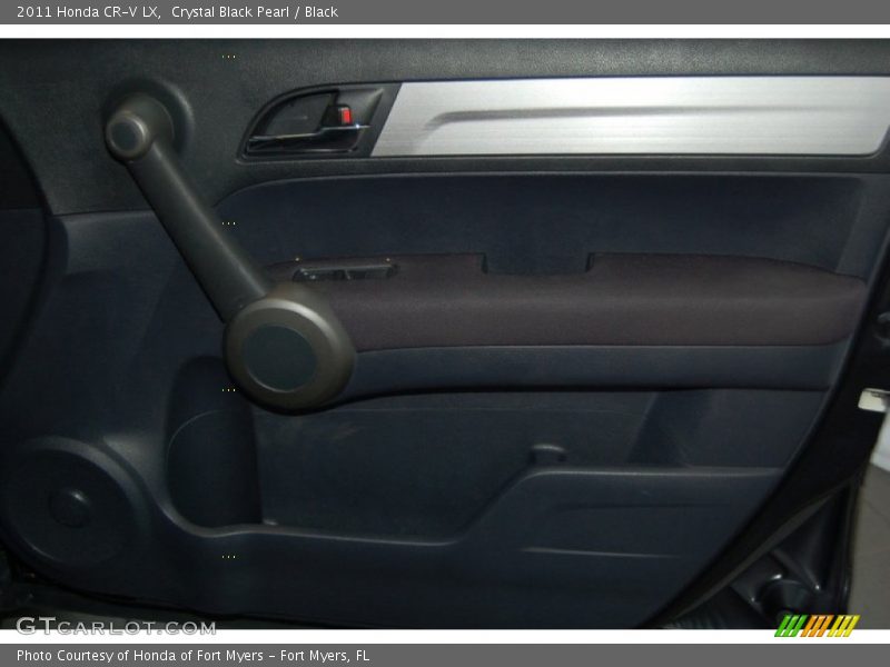 Crystal Black Pearl / Black 2011 Honda CR-V LX