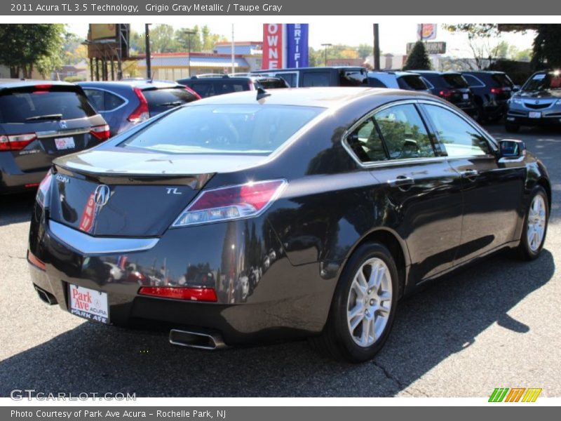 Grigio Gray Metallic / Taupe Gray 2011 Acura TL 3.5 Technology