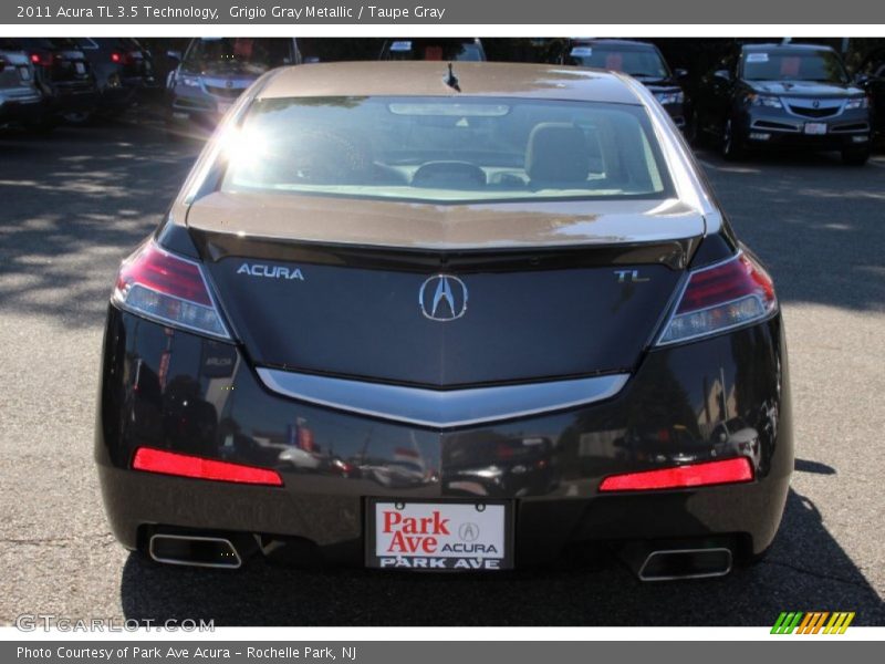 Grigio Gray Metallic / Taupe Gray 2011 Acura TL 3.5 Technology
