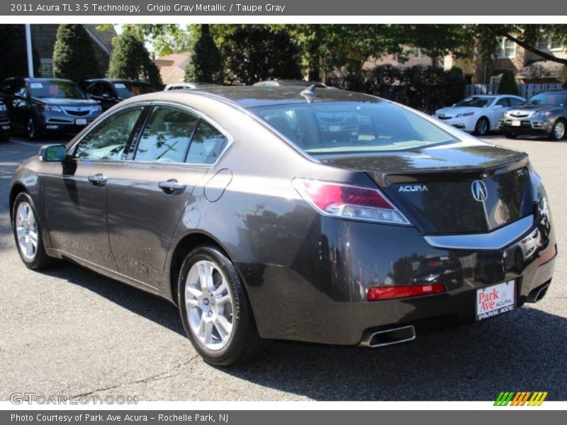 Grigio Gray Metallic / Taupe Gray 2011 Acura TL 3.5 Technology
