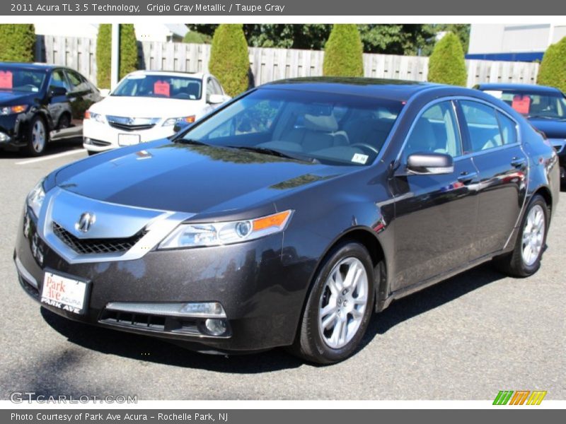 Grigio Gray Metallic / Taupe Gray 2011 Acura TL 3.5 Technology