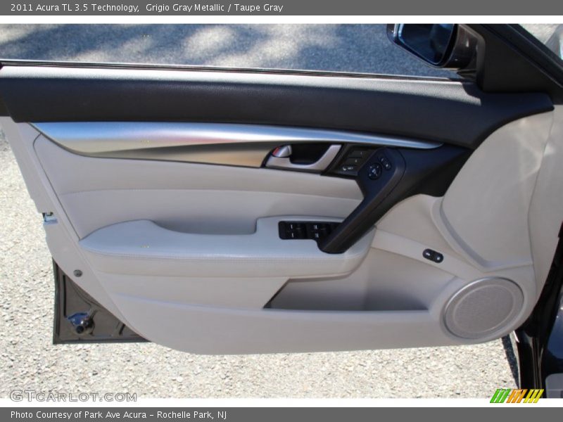 Grigio Gray Metallic / Taupe Gray 2011 Acura TL 3.5 Technology