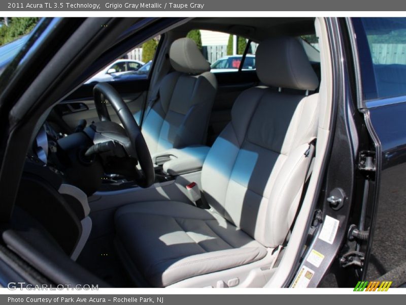 Grigio Gray Metallic / Taupe Gray 2011 Acura TL 3.5 Technology