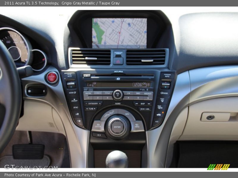 Grigio Gray Metallic / Taupe Gray 2011 Acura TL 3.5 Technology