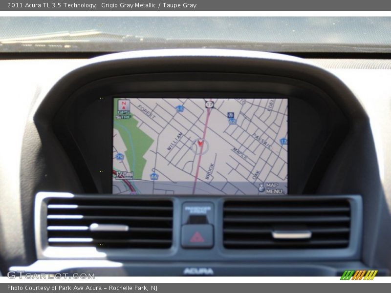Grigio Gray Metallic / Taupe Gray 2011 Acura TL 3.5 Technology