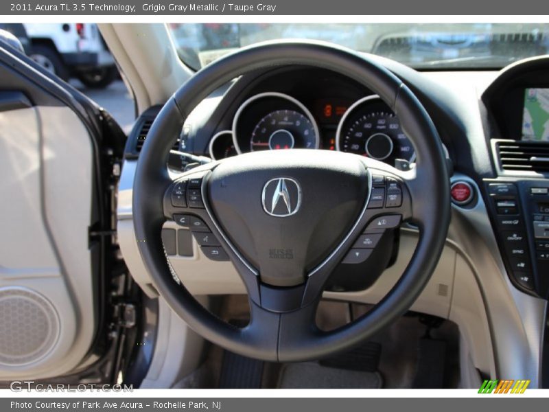 Grigio Gray Metallic / Taupe Gray 2011 Acura TL 3.5 Technology