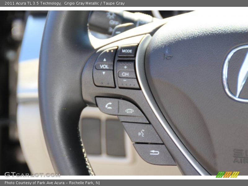 Grigio Gray Metallic / Taupe Gray 2011 Acura TL 3.5 Technology