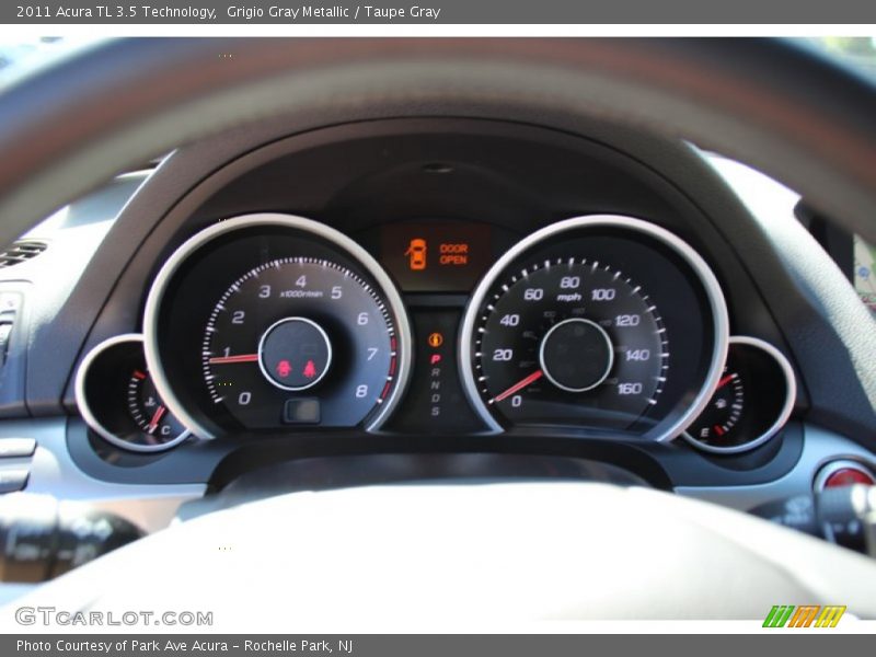 Grigio Gray Metallic / Taupe Gray 2011 Acura TL 3.5 Technology