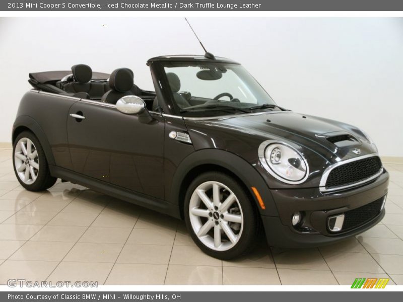 Iced Chocolate Metallic / Dark Truffle Lounge Leather 2013 Mini Cooper S Convertible