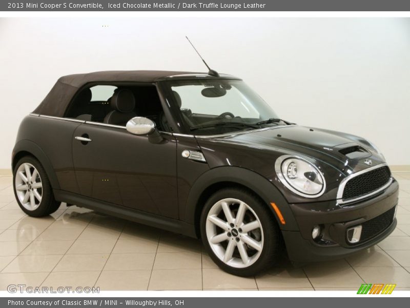 Iced Chocolate Metallic / Dark Truffle Lounge Leather 2013 Mini Cooper S Convertible