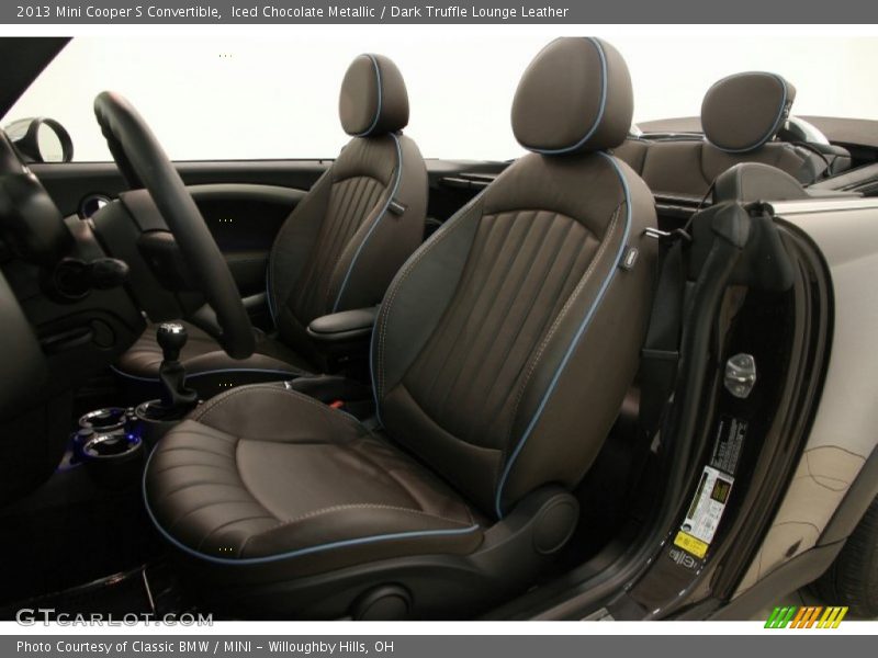 Iced Chocolate Metallic / Dark Truffle Lounge Leather 2013 Mini Cooper S Convertible