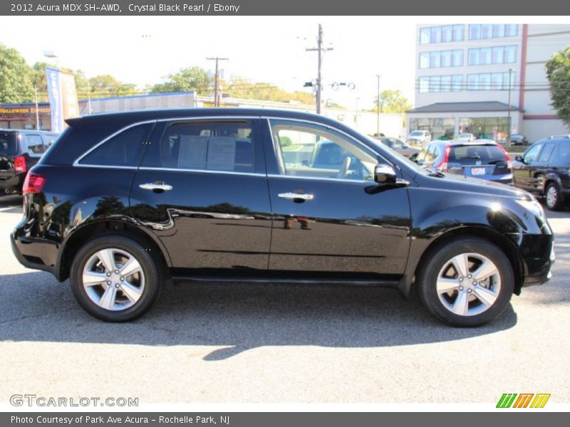 Crystal Black Pearl / Ebony 2012 Acura MDX SH-AWD