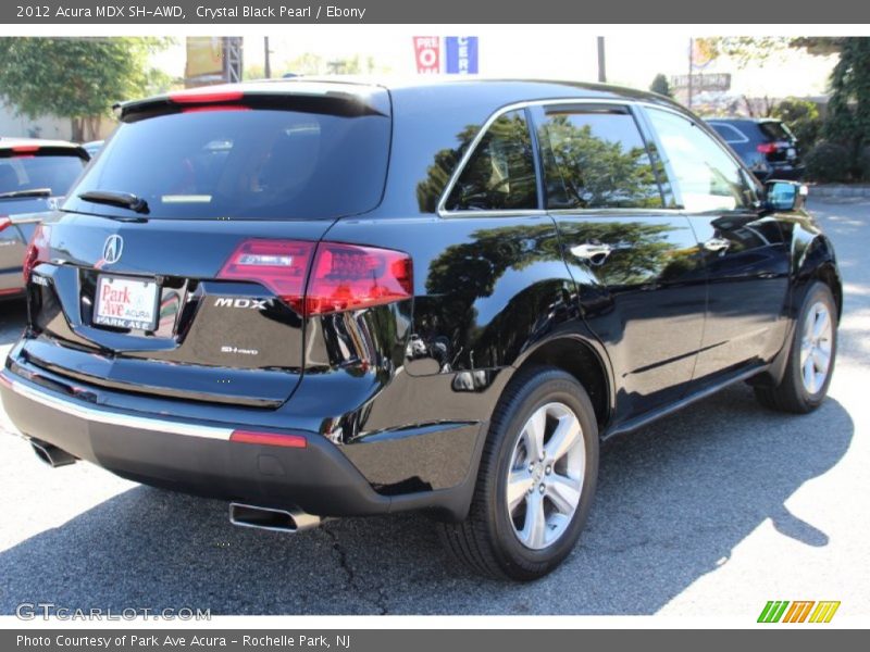 Crystal Black Pearl / Ebony 2012 Acura MDX SH-AWD