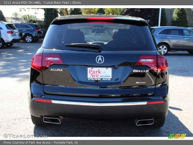 Crystal Black Pearl / Ebony 2012 Acura MDX SH-AWD