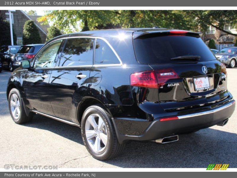 Crystal Black Pearl / Ebony 2012 Acura MDX SH-AWD