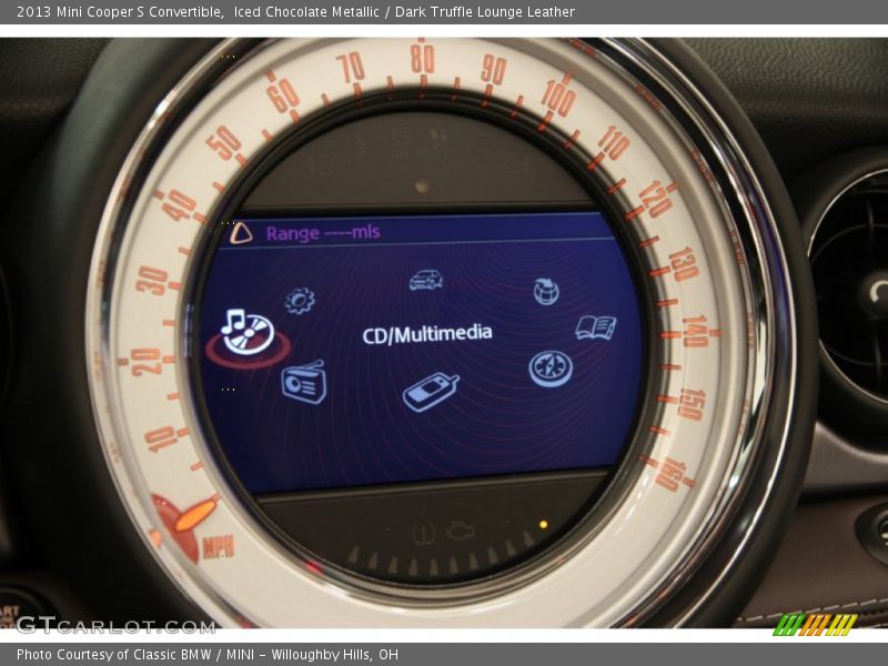 Iced Chocolate Metallic / Dark Truffle Lounge Leather 2013 Mini Cooper S Convertible