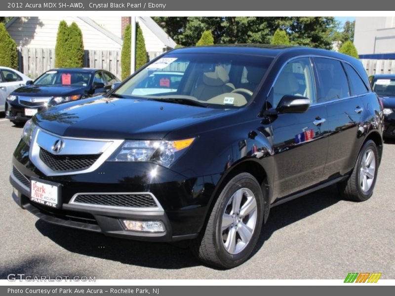 Crystal Black Pearl / Ebony 2012 Acura MDX SH-AWD