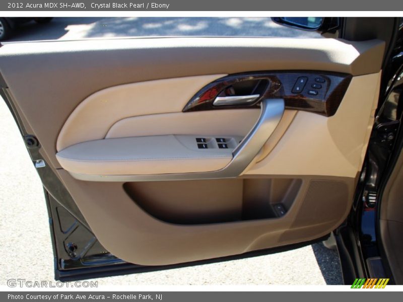 Crystal Black Pearl / Ebony 2012 Acura MDX SH-AWD