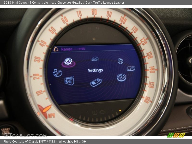 Iced Chocolate Metallic / Dark Truffle Lounge Leather 2013 Mini Cooper S Convertible