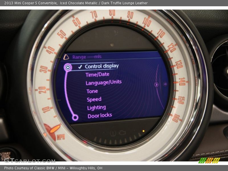 Iced Chocolate Metallic / Dark Truffle Lounge Leather 2013 Mini Cooper S Convertible