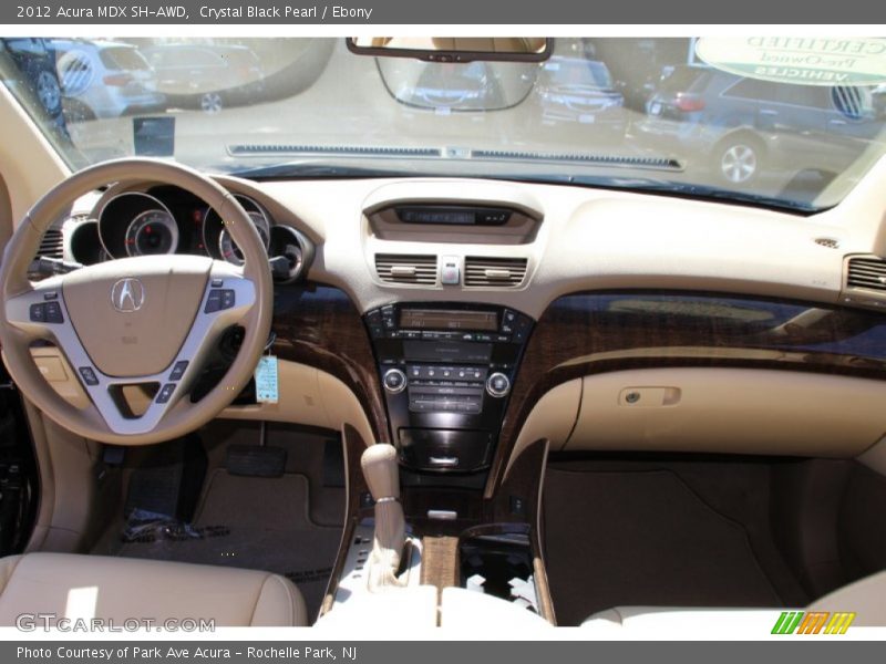Crystal Black Pearl / Ebony 2012 Acura MDX SH-AWD