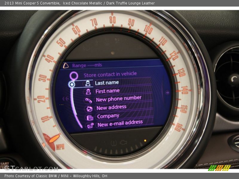 Iced Chocolate Metallic / Dark Truffle Lounge Leather 2013 Mini Cooper S Convertible