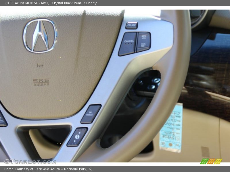 Crystal Black Pearl / Ebony 2012 Acura MDX SH-AWD