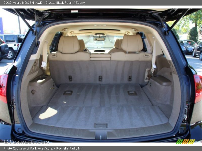 Crystal Black Pearl / Ebony 2012 Acura MDX SH-AWD