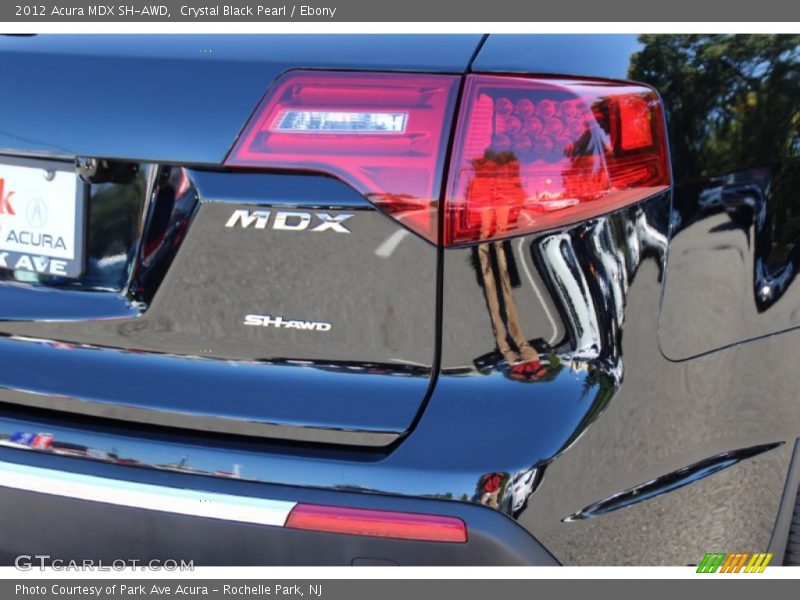 Crystal Black Pearl / Ebony 2012 Acura MDX SH-AWD