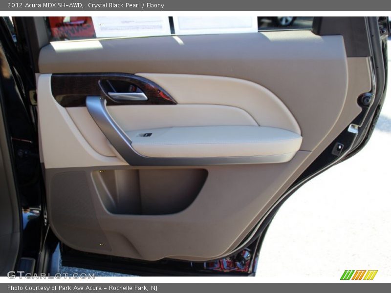 Crystal Black Pearl / Ebony 2012 Acura MDX SH-AWD
