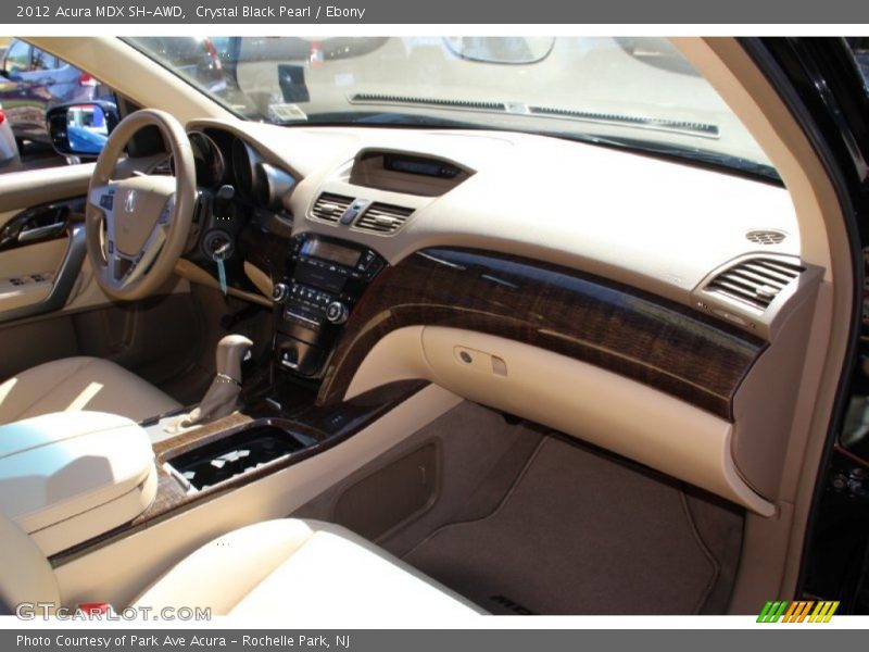 Crystal Black Pearl / Ebony 2012 Acura MDX SH-AWD