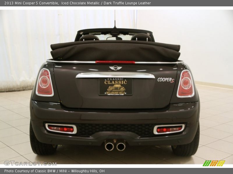 Iced Chocolate Metallic / Dark Truffle Lounge Leather 2013 Mini Cooper S Convertible