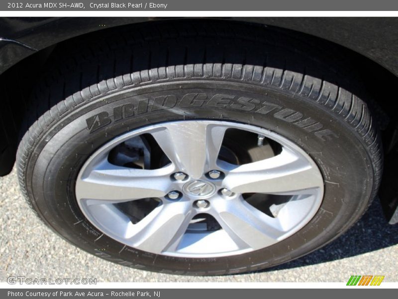 Crystal Black Pearl / Ebony 2012 Acura MDX SH-AWD