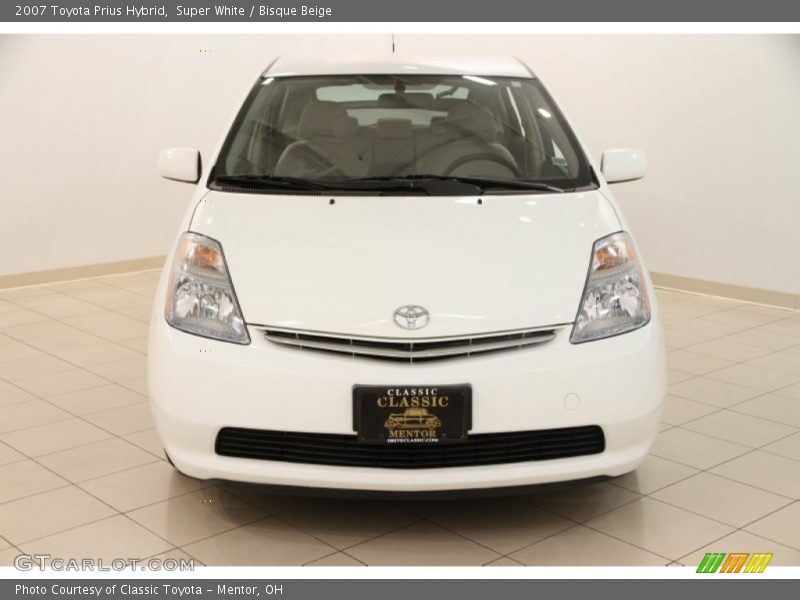 Super White / Bisque Beige 2007 Toyota Prius Hybrid