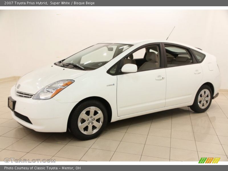 Super White / Bisque Beige 2007 Toyota Prius Hybrid