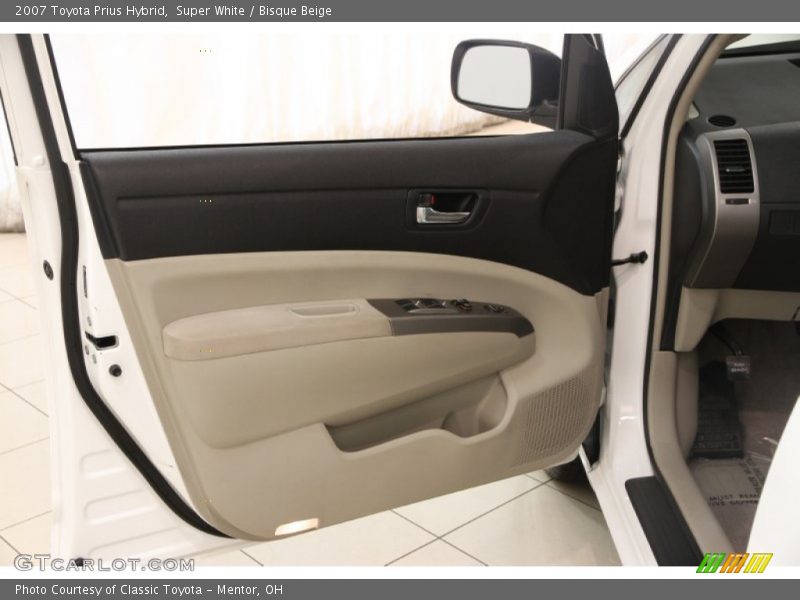 Super White / Bisque Beige 2007 Toyota Prius Hybrid
