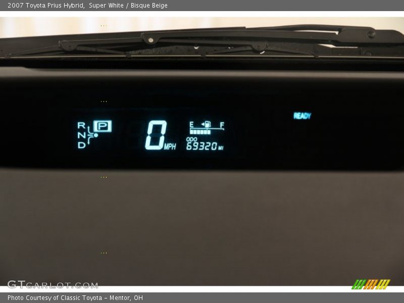 Super White / Bisque Beige 2007 Toyota Prius Hybrid