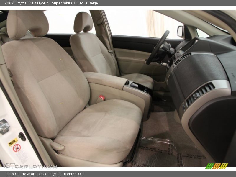 Super White / Bisque Beige 2007 Toyota Prius Hybrid