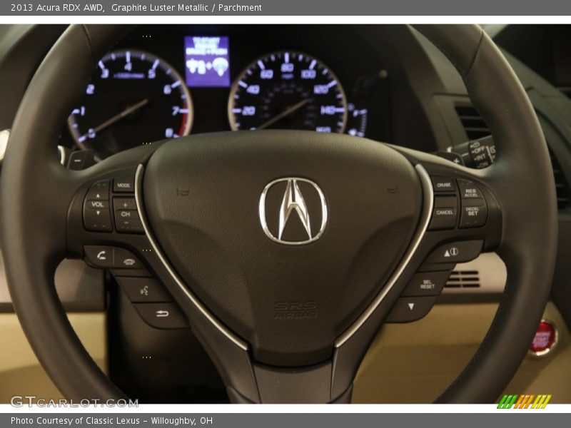 Graphite Luster Metallic / Parchment 2013 Acura RDX AWD