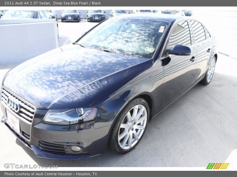 Deep Sea Blue Pearl / Black 2011 Audi A4 2.0T Sedan