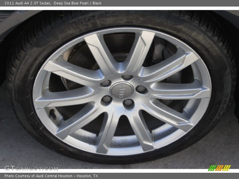Deep Sea Blue Pearl / Black 2011 Audi A4 2.0T Sedan