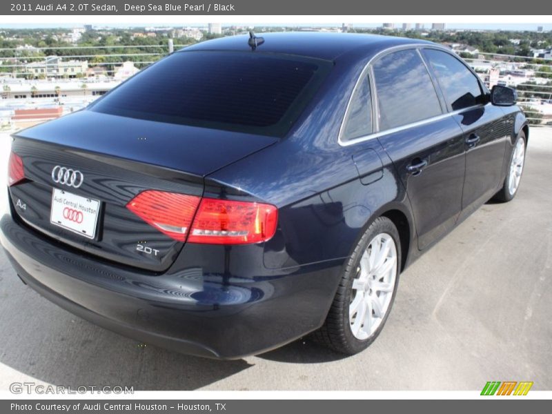 Deep Sea Blue Pearl / Black 2011 Audi A4 2.0T Sedan