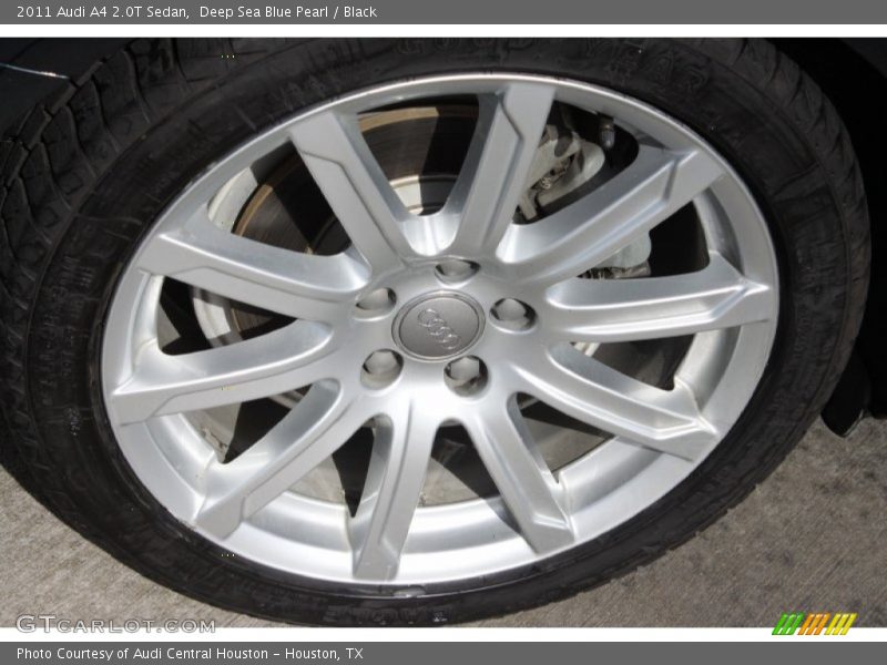 Deep Sea Blue Pearl / Black 2011 Audi A4 2.0T Sedan