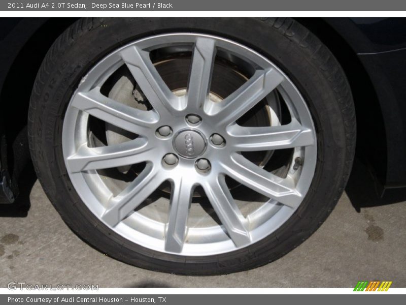 Deep Sea Blue Pearl / Black 2011 Audi A4 2.0T Sedan
